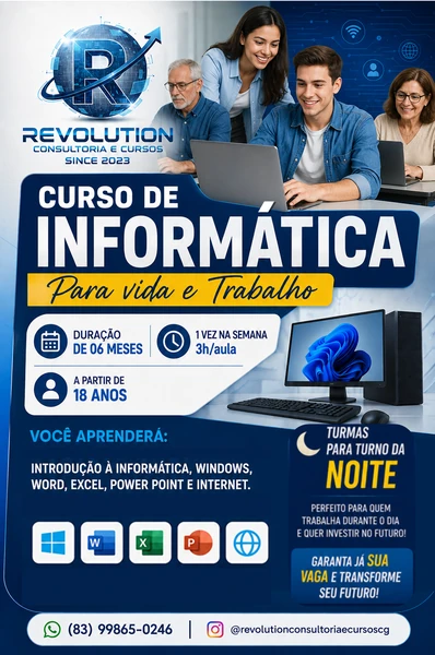 Curso Informática - Para Vida e Trabalho